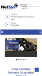 Mobile Screenshot of netsysplus.com