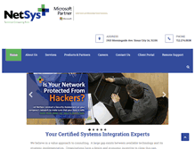 Tablet Screenshot of netsysplus.com